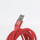 CÁP SẠC PISEN USB => ( MICRO, TYPE C, LIGHTNING) 1,5M 3A (AP08-1500) ĐỎ BH12T