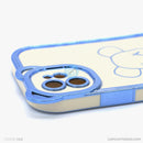 Ốp lưng IPHONE 12 6.1 màu in hình gấu có tai