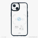 ỐP LƯNG IPHONE 14 6.1 TRONG VIỀN MÀU ĐEN X-LEVEL