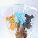 Ốp lưng IPHONE 12 6.1 trong hình gấu kim tuyến