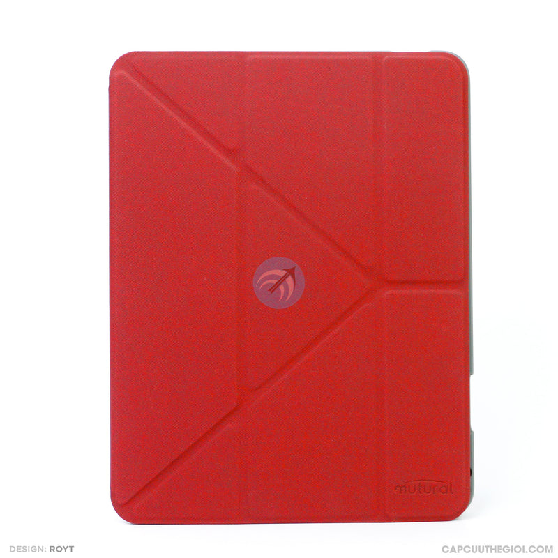 Bao da IPAD 11 PRO 2018 2020 2021 tam giác vải màu ( MUTURAL )