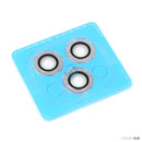 Dán bảo vệ CAMERA màu bạc gắn đá IPHONE 12 PRO MAX KUZOOM DIAMOND 3 mắt