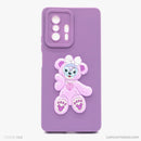 Ốp lưng MI 11T silicon màu hình nổi