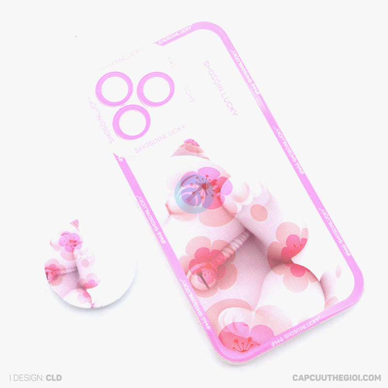 ỐP LƯNG IPHONE 13 PRO TRONG IN HÌNH KÈM POD