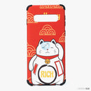 Ốp lưng SAMSUNG S10 hình mèo thần tài nhựa cứng