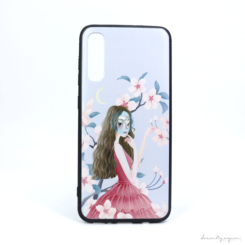 ỐP LƯNG SAMSUNG A70 (CÔ GÁI SÀNH ĐIỆU)