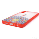 ỐP LƯNG ĐIỆN THOẠI SAMSUNG A91 NHÁM HÌNH VIỀN MÀU