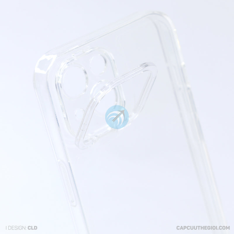 Ốp lưng IPHONE 13 6.1 trong viền camera trong REALSKY