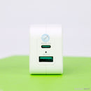 Cốc Sạc Nhanh INNOSTYLE MINIGO PRO III DUAL PORT PD/QC3.0 20W (2 Cổng: USB-C và USB-A) IC20-2PDWHI