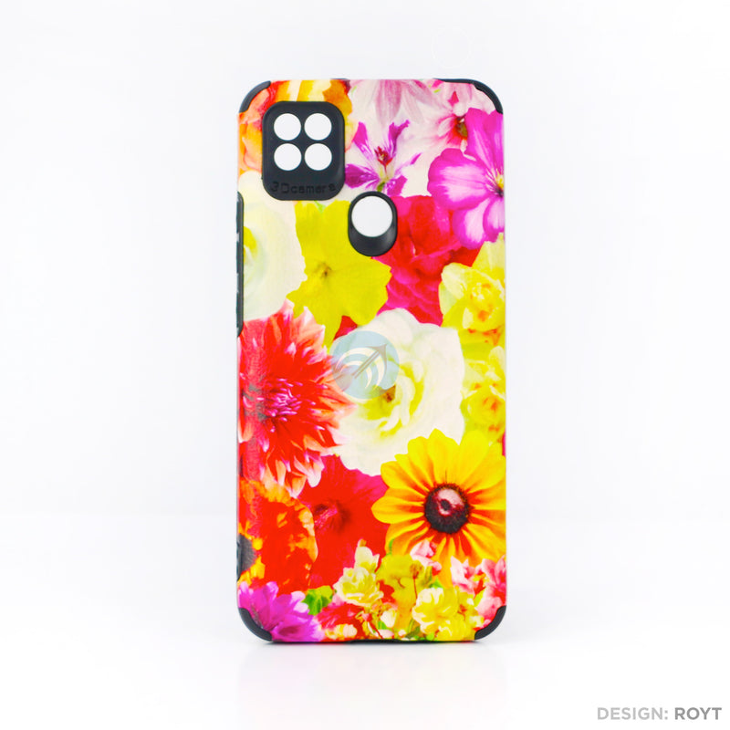 Ốp lưng XIAOMI REDMI 9C IMD da chống sốc hình hoa