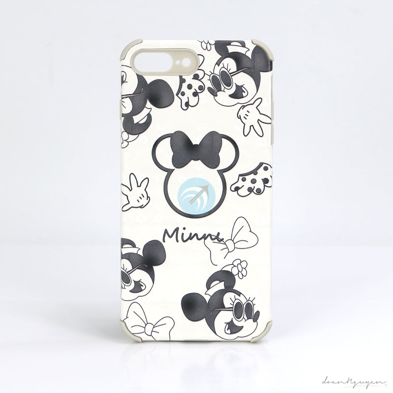 ỐP LƯNG IPHONE 7+/ 8+ HÌNH TIM VIỀN VUÔNG