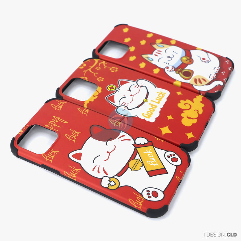 Ốp lưng IPHONE 12 PRO 6.1 hình mèo thần tài nhựa cứng