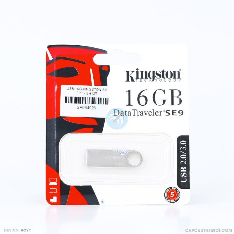 USB 16G KINGSTON 3.0 FPT - BH06T