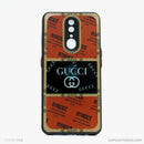 ỐP LƯNG OPPO F11 NHỰA CỨNG VIỀN ĐEN LƯNG IN LOGO LV