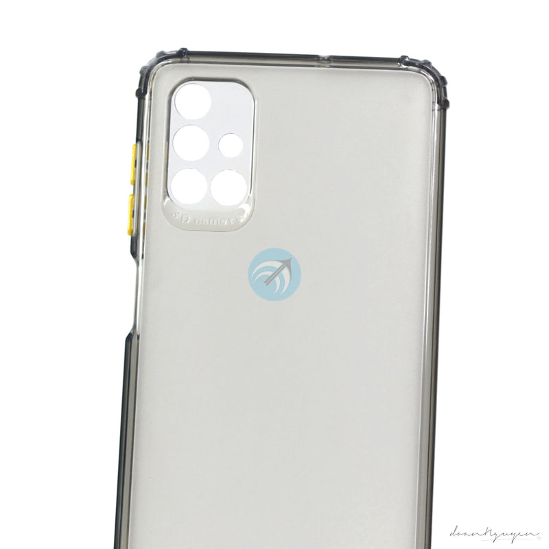 ỐP LƯNG SAMSUNG A71 ( CHỐNG SỐC - NÚT 2 MÀU)
