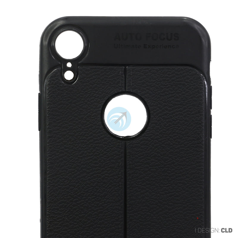 ỐP LƯNG DA ĐIỆN THOẠI IPHONE 11/ XR AUTO DẺO ĐEN