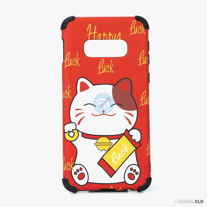 Ốp lưng SAMSUNG A91 hình mèo thần tài nhựa cứng