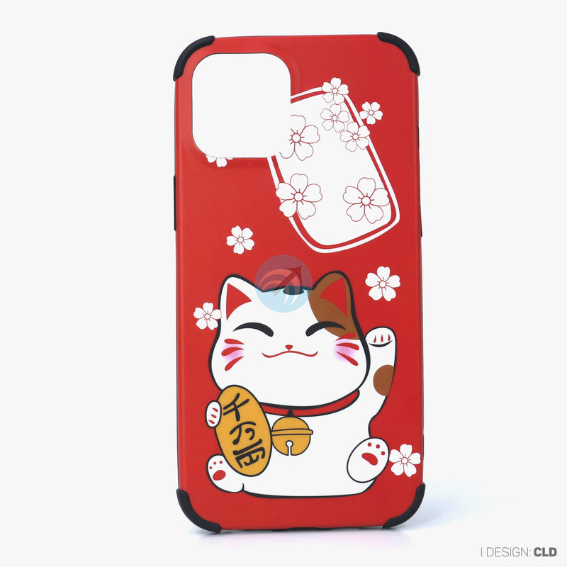 Ốp lưng IPHONE 12 PRO MAX hình mèo thần tài nhựa cứng