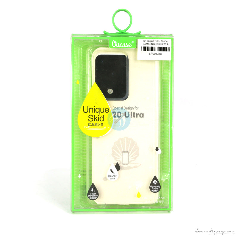 ỐP LƯNG ĐIỆN THOẠI SAMSUNG S20 ULTRA (TRONG SUỐT)