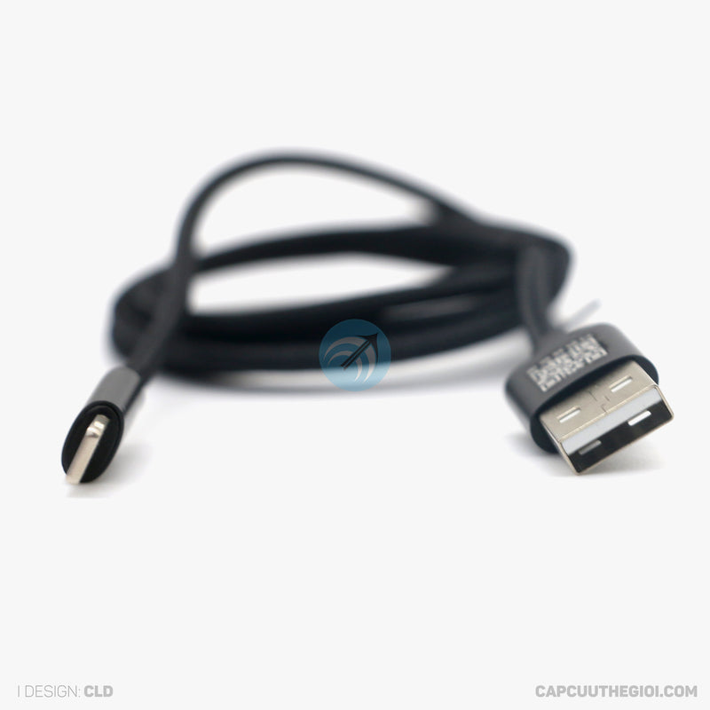 Cáp sạc dù usb A to lightning 2.4A 1 mét PISEN LH-AL19 bh01t