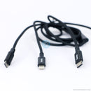 Cáp sạc 3 đầu lightning + micro + type C HOCO X14 1 mét 2.4A bh01t