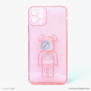 Ốp lưng IPHONE 11 PRO MAX Gấu KAWSS màu trong khoét táo