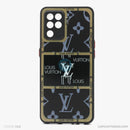 Ốp lưng OPPO A94 4G nhựa cứng viền đen lưng in logo LV