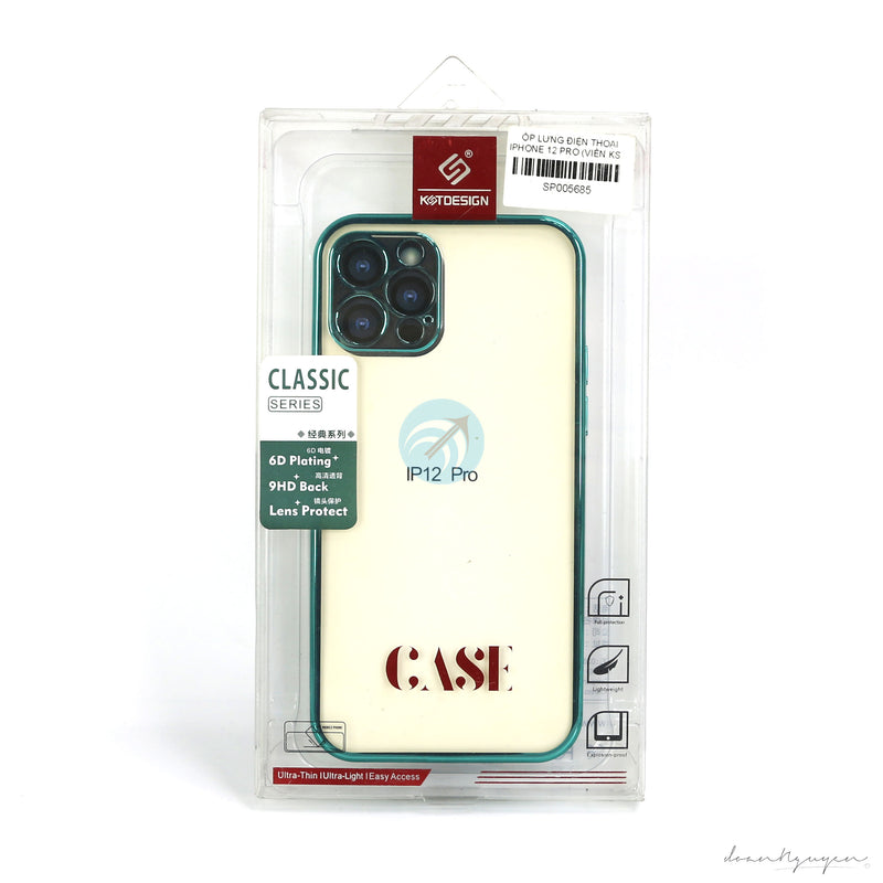 ỐP LƯNG ĐIỆN THOẠI IPHONE 12 PRO (VIỀN KST)