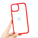 Ốp lưng IPHONE 13 6.1 lưng trong viền đỏ LIKGUS