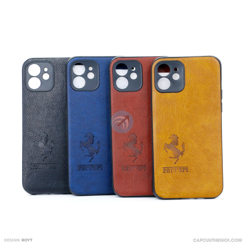 Ốp lưng IPHONE 12 6.1 da màu