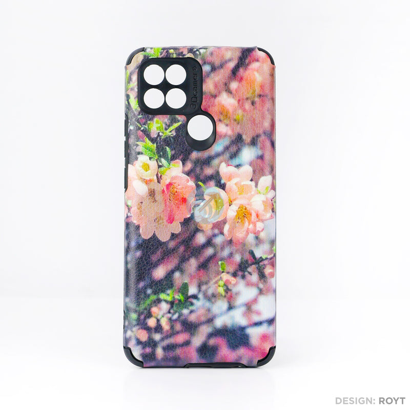 Ốp lưng OPPO A15 IMD da chống sốc hình hoa