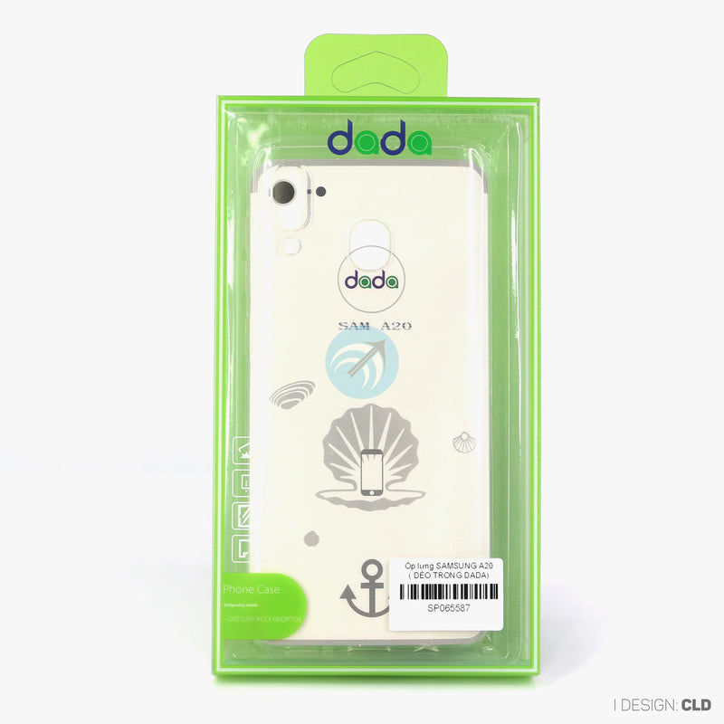 Ốp lưng SAMSUNG A20 ( DẺO TRONG DADA)