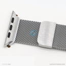 Dây đeo Thép Apple Watch 42/44/45mm màu bạc COTEETCI