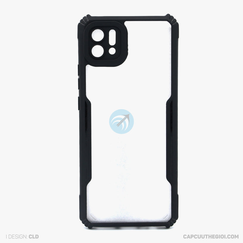 Ốp lưng OPPO A16K chống sốc trong viền màu