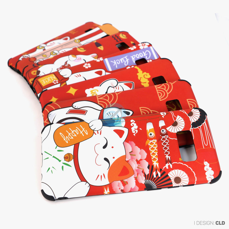 Ốp lưng SAMSUNG S8+ hình mèo thần tài nhựa cứng