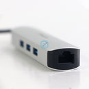 CỔNG CHUYỂN HYPERDRIVE HDMI 4K 6 in 1 USB-C HUB (HD233B - SILVER) BH12T