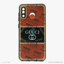 Ốp lưng SAMSUNG A20 nhựa cứng viền đen lưng in logo LV