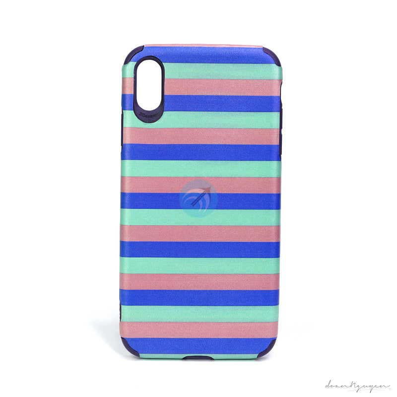 ỐP LƯNG ĐT IPHONE XS MAX (VẢI SỌC)