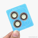 Dán bảo vệ CAMERA 7 màu gắn đá IPHONE 13 PRO MAX KUZOOM DIAMOND 3 mắt