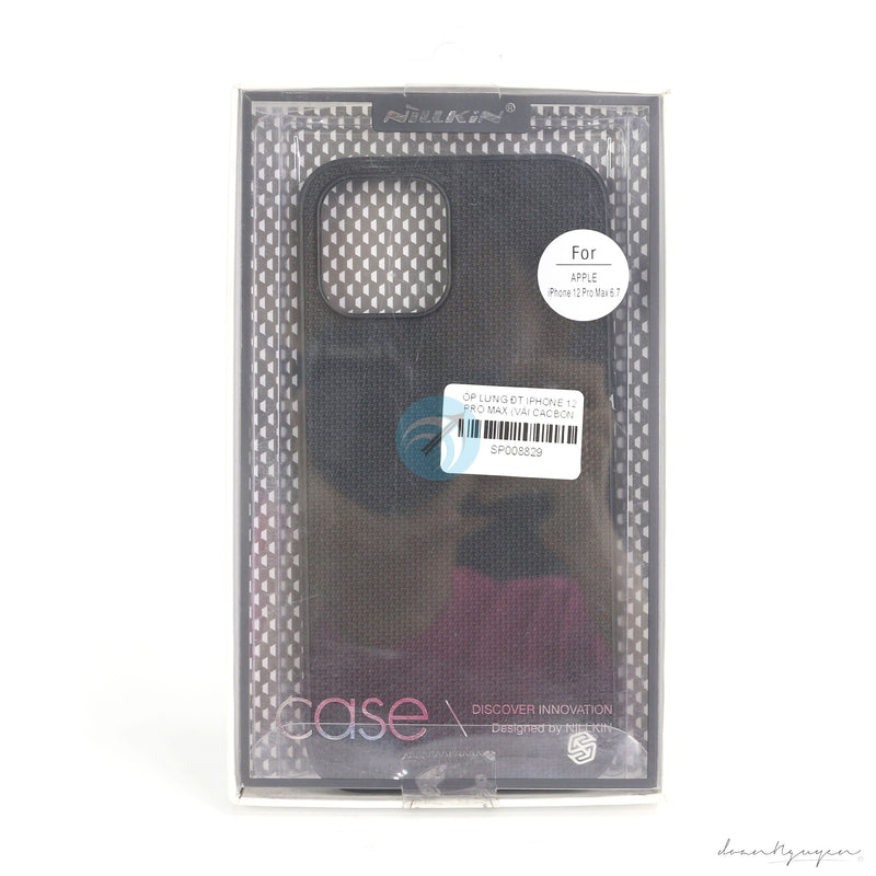 ỐP LƯNG ĐT IPHONE 12 PRO MAX (VẢI CACBON MILLKIN)