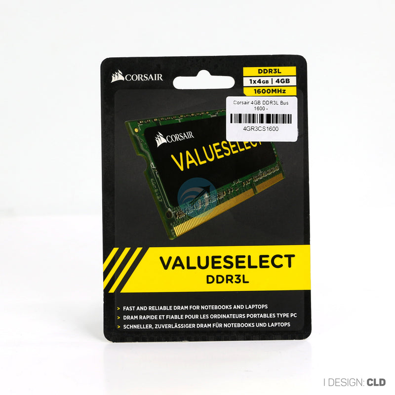 Corsair 4GB DDR3L Bus 1600 - CMSO4GX3M1C1600C11 For Haswell
