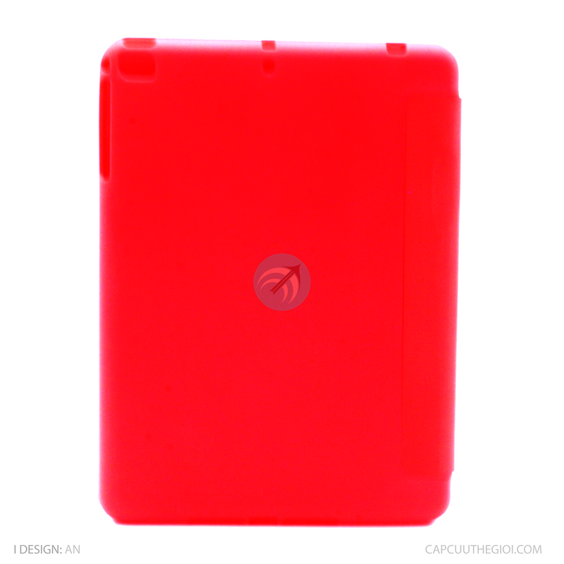 Bao da IPAD MINI 1/ 2/ 3/ 4/ 5 màu đỏ KAKU TPU MINGYA