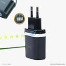 Cốc sạc usb A 18W HOCO C12Q màu đen bh01t